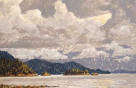 #49 ~ Champagne - Rain Clouds Over Gibson's, B.C.