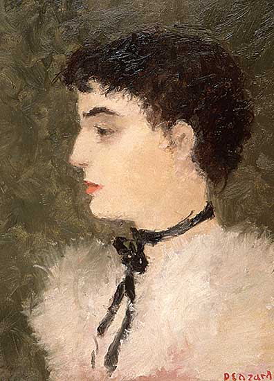 #72 ~ Edzard - Jeune Femme en Profil, 1937