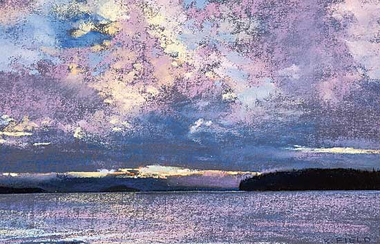 #81 ~ Field - Sunset, Broughton Strait