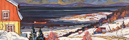 #213 ~ Langevin - Devant L'ile aux coudres, charlevoix