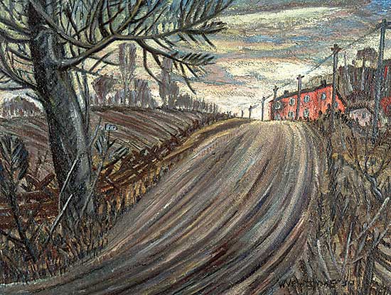 #259 ~ Newcombe - Untitled - Road to Town