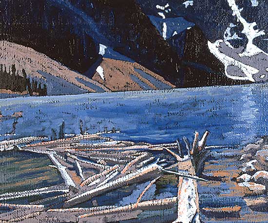 #272 ~ Patterson - Logs on Moraine Lake