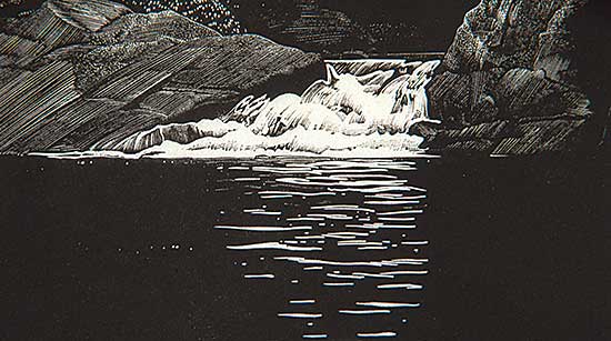 #287 ~ Phillips - Waterfall, Lake of the Woods
