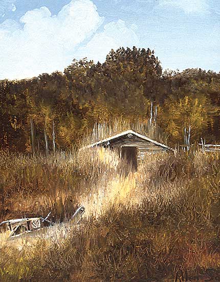 #312 ~ Sapp - Abandoned Cabin and Sled