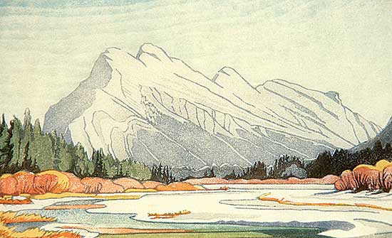 #322 ~ Shelton - Mount Rundle in March  #72/100