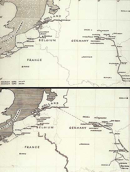 #406 ~ Bates - Untitled - Map of Europe