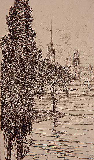 #424 ~ Gagnon - Vue de Rouen