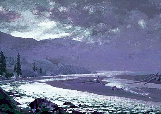 #441 ~ Guest - Untitled - Morning Fog on the River