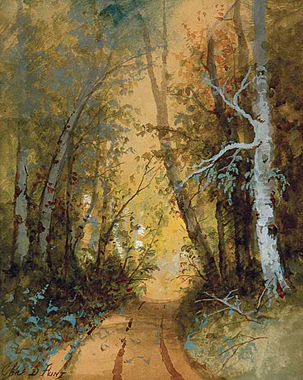 #456 ~ Hunt - A Road Through The Woods In Vermont