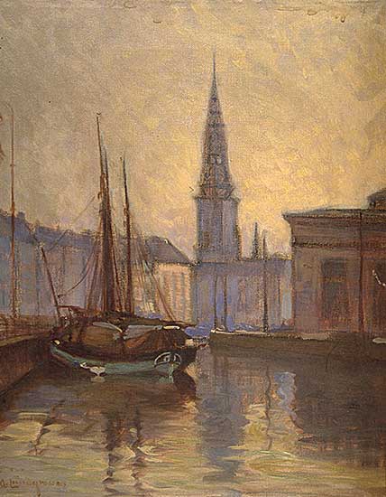 #474 ~ Lundgreen - Untitled - Thorvaldsen's Museum at the Canal