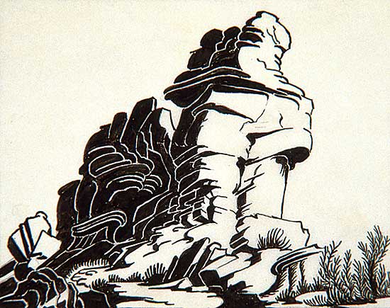 #511 ~ Shelton - Untitled - Table Rocks