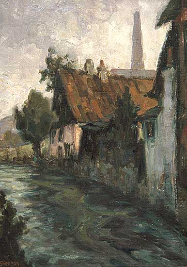 #525 ~ Svenson - Untitled - Danish Village