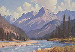 #93 ~ Gissing - Kicking Horse River and Beaverfoot Mts.