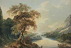 #341 ~ Wallis - Nov. 28th, 1825, Kenilworth, Castle / View of a River and Mountains