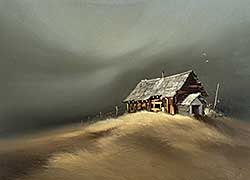 #475 ~ Lyon - Untitled - Farm House on the Prairies