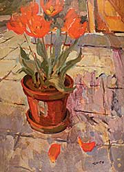 #518 ~ Smith - Untitled - Tulips on a Balcony