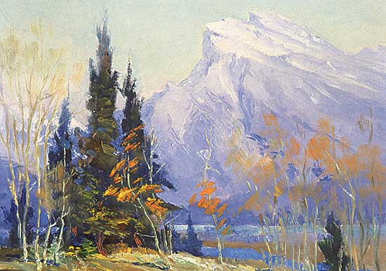 #47 ~ de Grandmaison - Untitled - Mount Rundle and Vermillion Lake