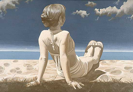 #71 ~ Kreyes - Girl on Beach No.2