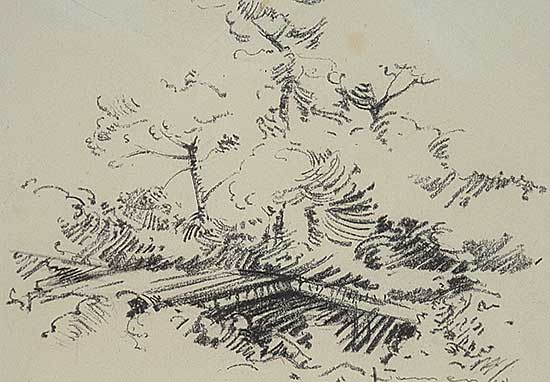 #85 ~ Lismer - Untitled - Footpath in a Forest