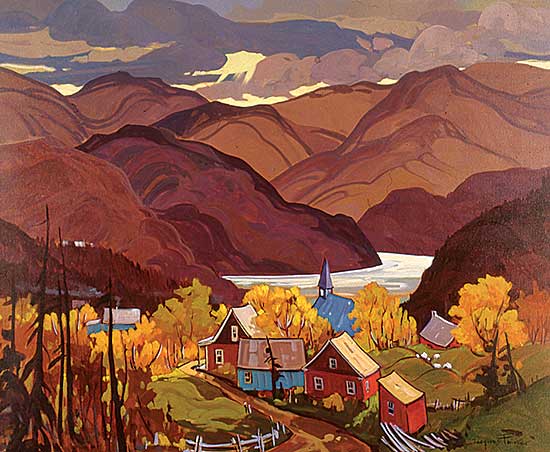 #120 ~ Poirier - Quand Meurt te Jour, Charlevoix - Day's End, Charlevoix