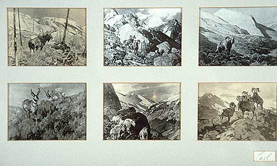 #133 ~ Rungius - Untitled - Six Christmas Cards