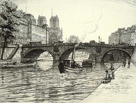 #434 ~ Armington - Pont St. Michel et Notre-Dame de Paris No.2