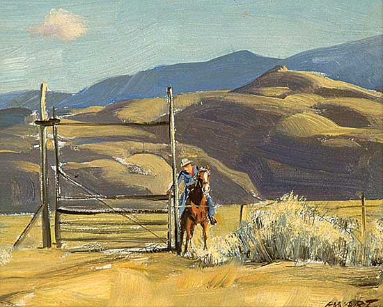 #466 ~ Ewart - Untitled - Opening the Gate