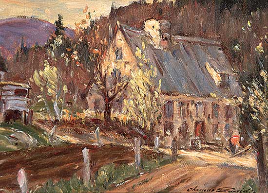 #477 ~ Garside - The Old Mill, Baie St. Paul, 1955
