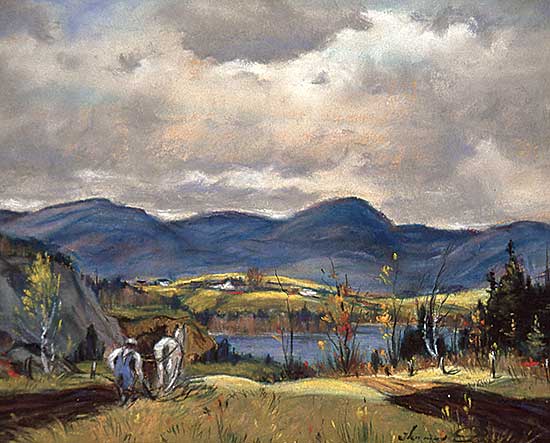 #478 ~ Garside - Autumn Ploughing, Laurentians