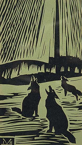 #504 ~ Kerr - Untitled - Wolves Howling