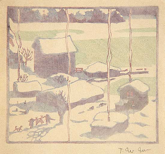 #527 ~ McLean - Untitled - Peaceful Winter Scene