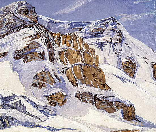 #535.2 ~ Nickle - Dome Glacier, Mt. Kitchener, Columbia Ice Fields, Alberta, May '74