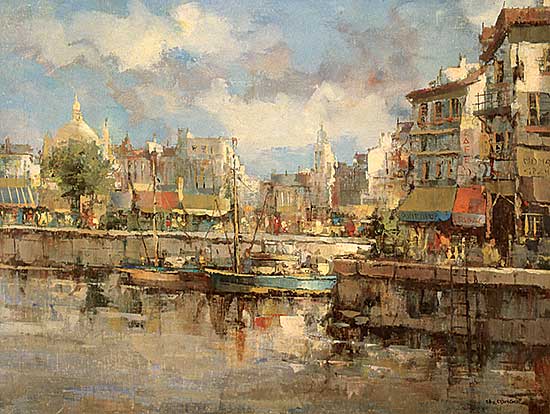 #536 ~ Oorschot - Untitled - Paris from the Banks of the Seine