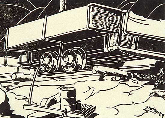 #569 ~ Shelton - Mine Car