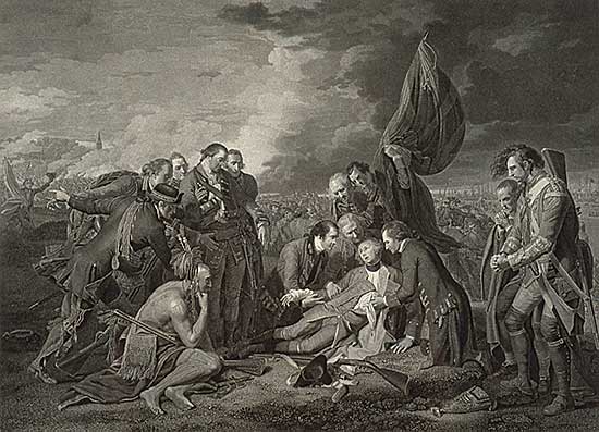 #596 ~ West - The Death of General Wolfe