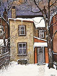 #61 ~ Kasyn - Back Yard in Winter, Near Shaw Street, Toronto #61 ~ Kasyn - Back Yard in Winter, Near Shaw Street, Toronto
