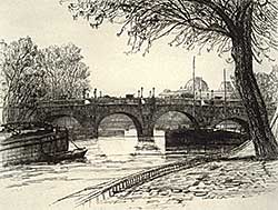 #435 ~ Armington - Untitled - Bridge in Paris