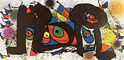 #528 ~ Miro - Untitled - Abstract Composition