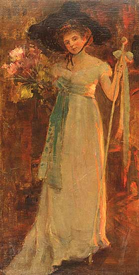 #114 ~ Pemberton - Untitled - Portrait of a Young Woman