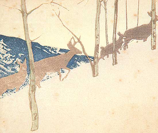 #129 ~ Phillips - Deer on Hillside