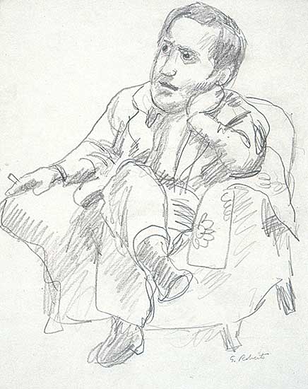 #142 ~ Roberts - Untitled - Portrait
