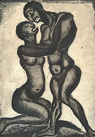#146 ~ Rouault - Les Amants