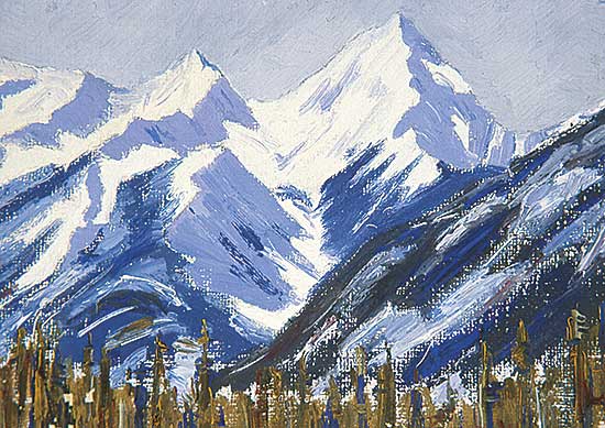 #179 ~ Whyte - Untitled - Mountain Range