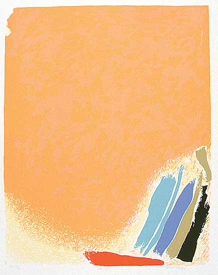 #451 ~ Dzubas - Fugue  #A.P. 4/10