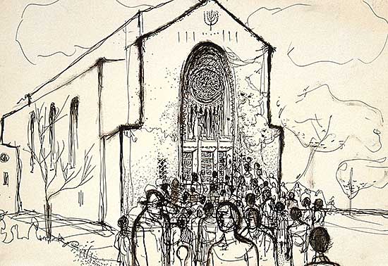 #469 ~ Gould - Untitled - Holy Blossom Temple