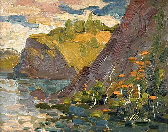 #506 ~ Mauro - Untitled - Gaspe Coastal Scene