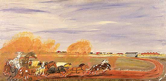 #507 ~ McCargar - Untitled - Chuckwagon Race