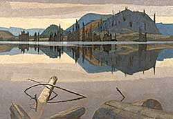 #37 ~ Collier - Grey Dawn Breaking, Across Sara Lake, Northern Vancouver Island