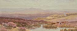 #519 ~ Morrish - A Watercolour Sketch of Dartmoor