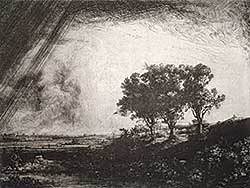 #542 ~ Rembrandt - The Three Trees